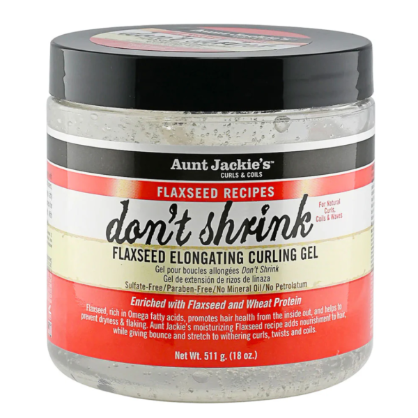 AUNT JACKIE'S Don't Shrink Flaxseed Elongating Curl Gel (15oz)
