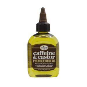 Difeel SUNFLOWER Caffeine & Castor Faster Growth Premium Hair Oil (2.5oz)