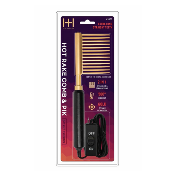 ANNIE Hot & Hotter Ceramic Hot Rake Comb & Pik