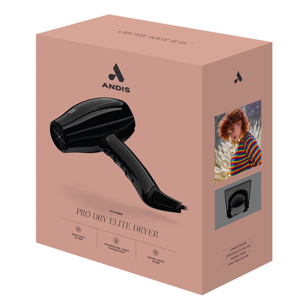 ANDIS Pro Dry Soft Touch Hair Dryer 1875W [CUL Certified]