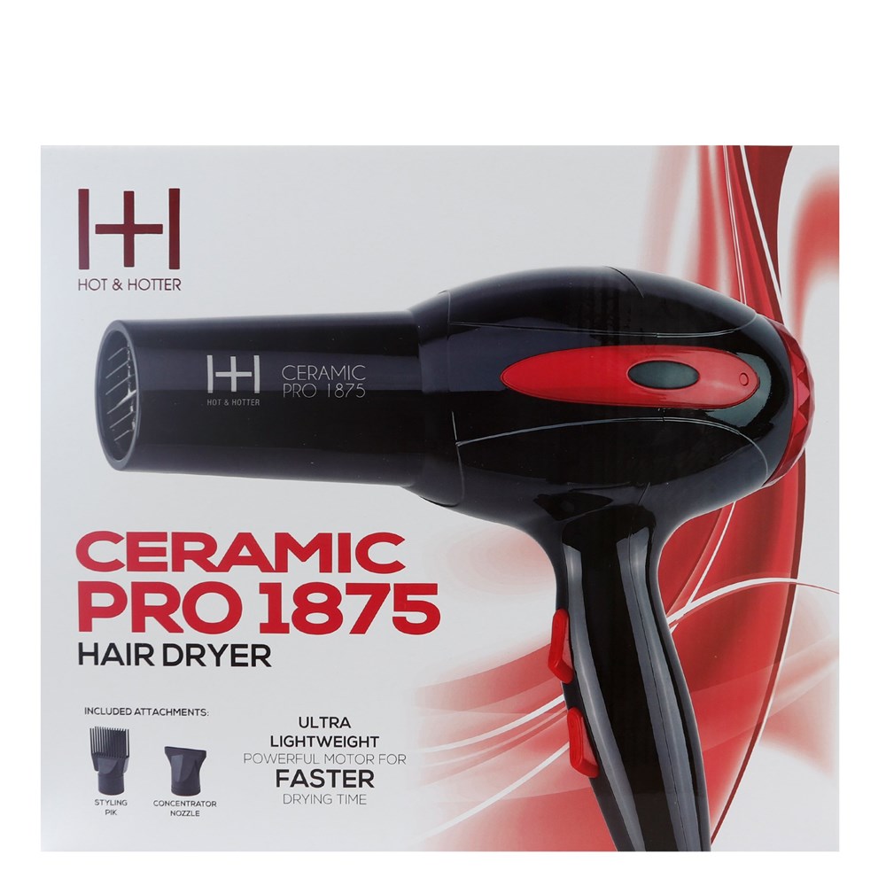 ANNIE Ceramic Ionic Twin Turbo AC Hair Dryer 1875W #05905 ANNIE Ceramic Ionic Twin Turbo AC Hair Dryer 1875W #05905