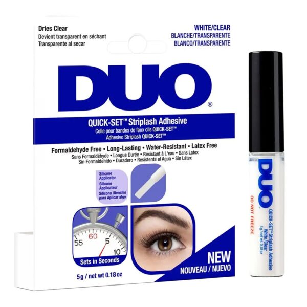 DUO Quick-Set Striplash Adhesive [Clear] (0.18oz)