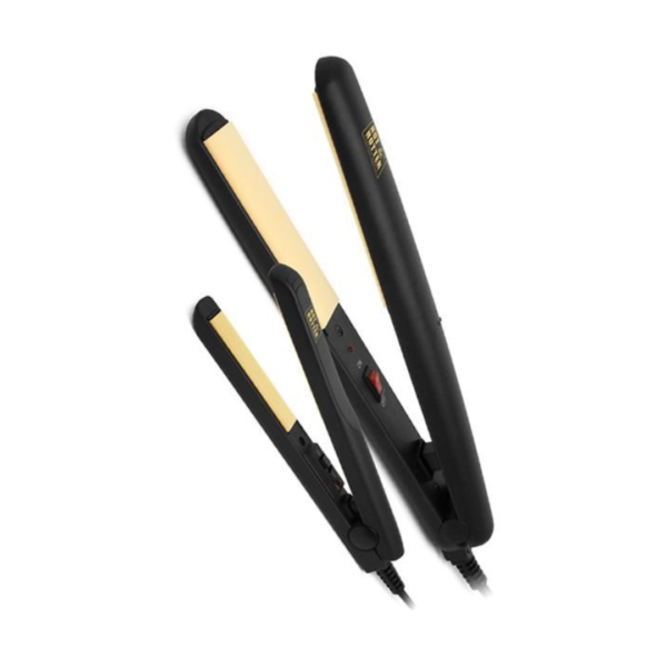 ANNIE Hot & Hotter Combo Gold Ceramic Flat Iron