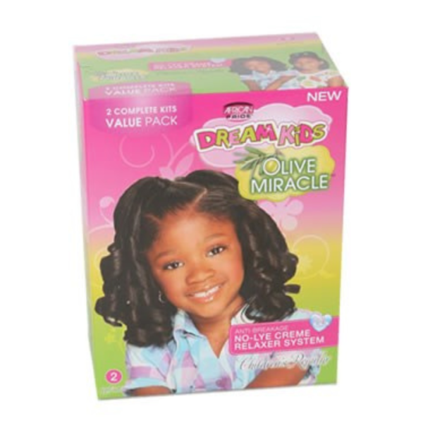 AFRICAN PRIDE Dream Kids Relaxer Kit-4 Touch Up [Regular]