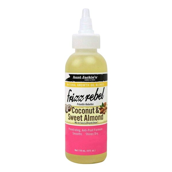 AUNT JACKIE'S Frizz Rebel Coconut & Sweet Almond Growth Oil (4oz)
