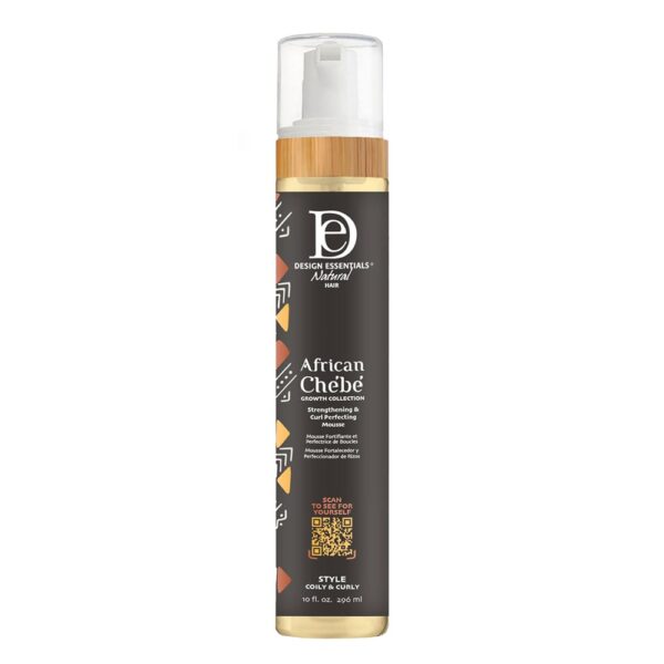 DESIGN ESSENTIALS African Chebe Strengthening & Curl Perfecting Mousse(10oz)