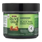 ORS Olive Oil Cover & Hold Black Wax Edge Filler (4.94oz)