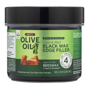 ORS Olive Oil Cover & Hold Black Wax Edge Filler (4.94oz)