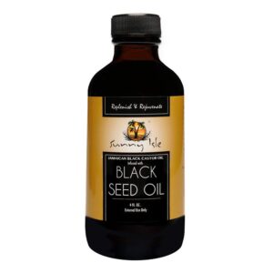 SUNNY ISLE Jamaican Black Castor Oil [Black Seed Oil] (4oz)