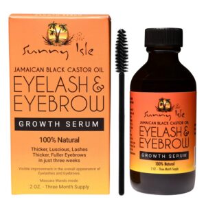 Sunny Isle Jamaican Black Castor Oil Eyelash & Eyebrow Growth Serum (2oz)