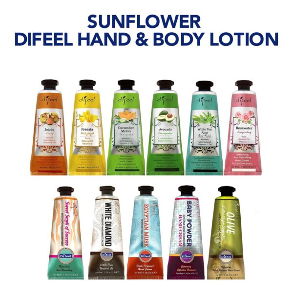 Difeel (Sunflower) Hand & Body Lotion (1.4oz)