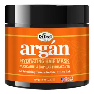 Difeel Sunflower Argan Hydrating Hair Mask (12oz)