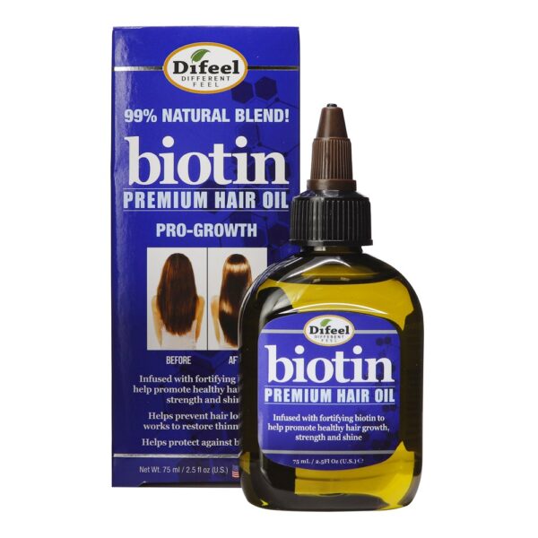 Difeel Sunflower Biotin Pro-Growth Premium Hair Oil (2.5oz)