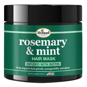 Difeel Sunflower Rosemary Mint Strengthening Hair Mask (12oz)