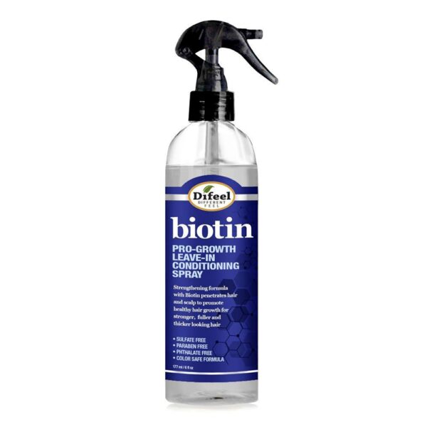 Difeel Sunflower Biotin Pro-Growth Leave-In Conditioning Spray (6oz)