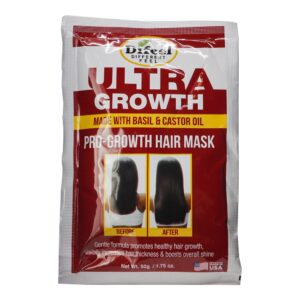 Difeel Sunflower Ultra Growth Basil & Castor Oil Hair Growth Hair Mask Packet (1.75oz)