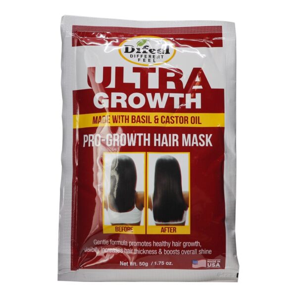 Difeel Sunflower Ultra Growth Basil & Castor Oil Hair Growth Hair Mask Packet (1.75oz)