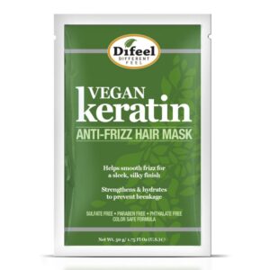Difeel Sunflower Vegan Keratin Anti-Frizz Hair Mask Packet (1.75oz)