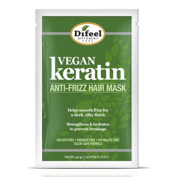 Difeel Sunflower Vegan Keratin Anti-Frizz Hair Mask Packet (1.75oz)