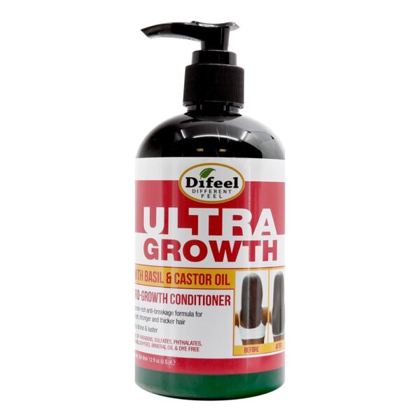 Difeel Sunflower Ultra Growth Basil & Castor Oil Pro-Growth Conditioner (12oz)