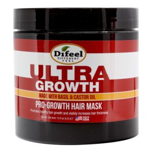 Difeel Sunflower Ultra Growth Basil & Castor Oil Pro-Growth Hair Mask (12oz)