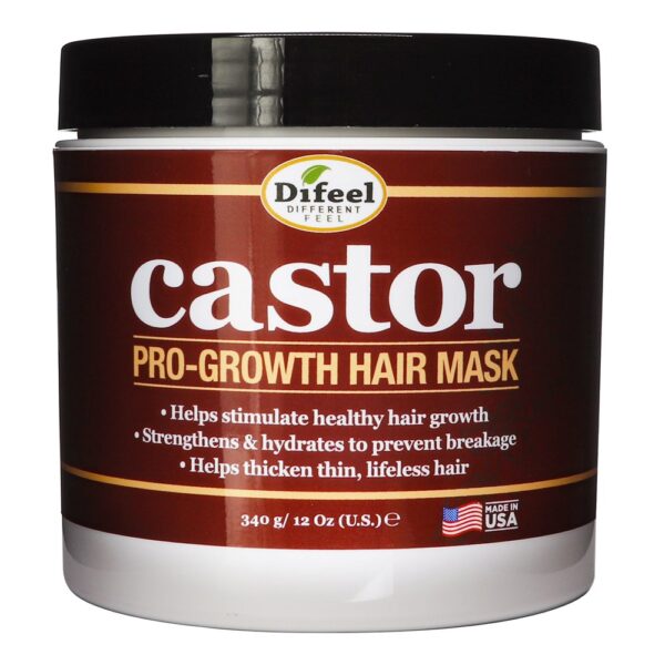 Difeel Sunflower Castor Pro-Growth Hair Mask (12oz)