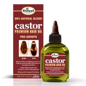 Difeel Sunflower Castor Pro-Growth Premium Hair Oil (2.5oz)
