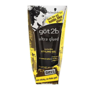GOT2B Ultra Glued Styling Gel Black (6oz)