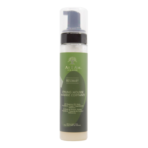 AS I AM Rosemary Styling Mousse (8oz)